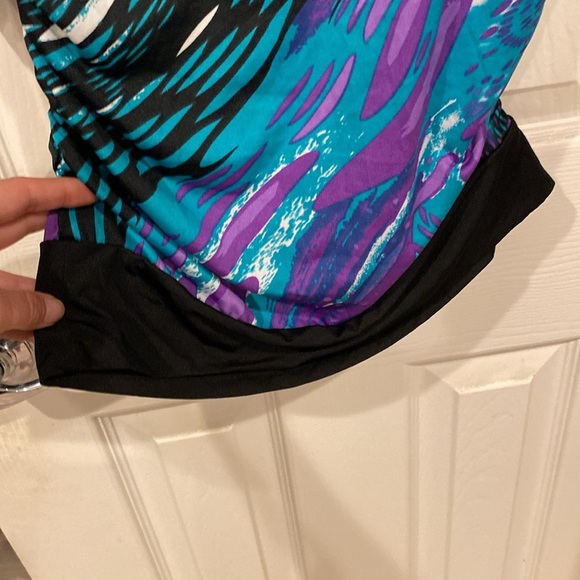 One-Shoulder Graphic Print Mini Dress from Marmalade, size L - Picture 3 of 10